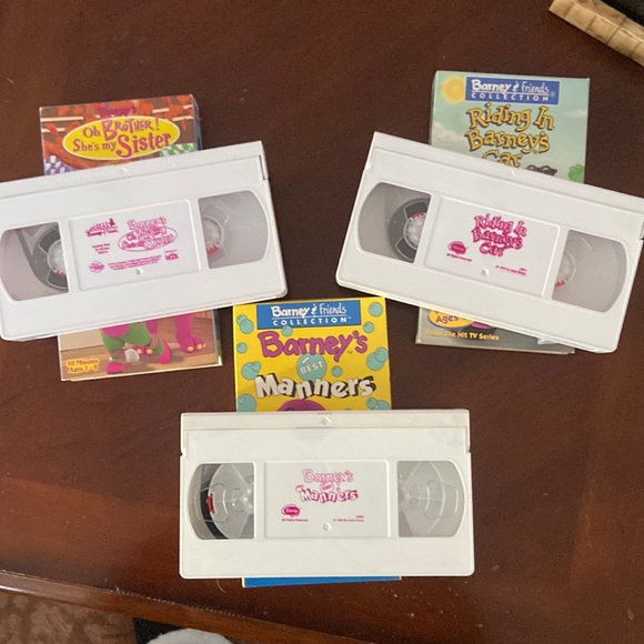 Barney set of 3 VHS tapes Fun & Educational videos - Picture 6 of 6